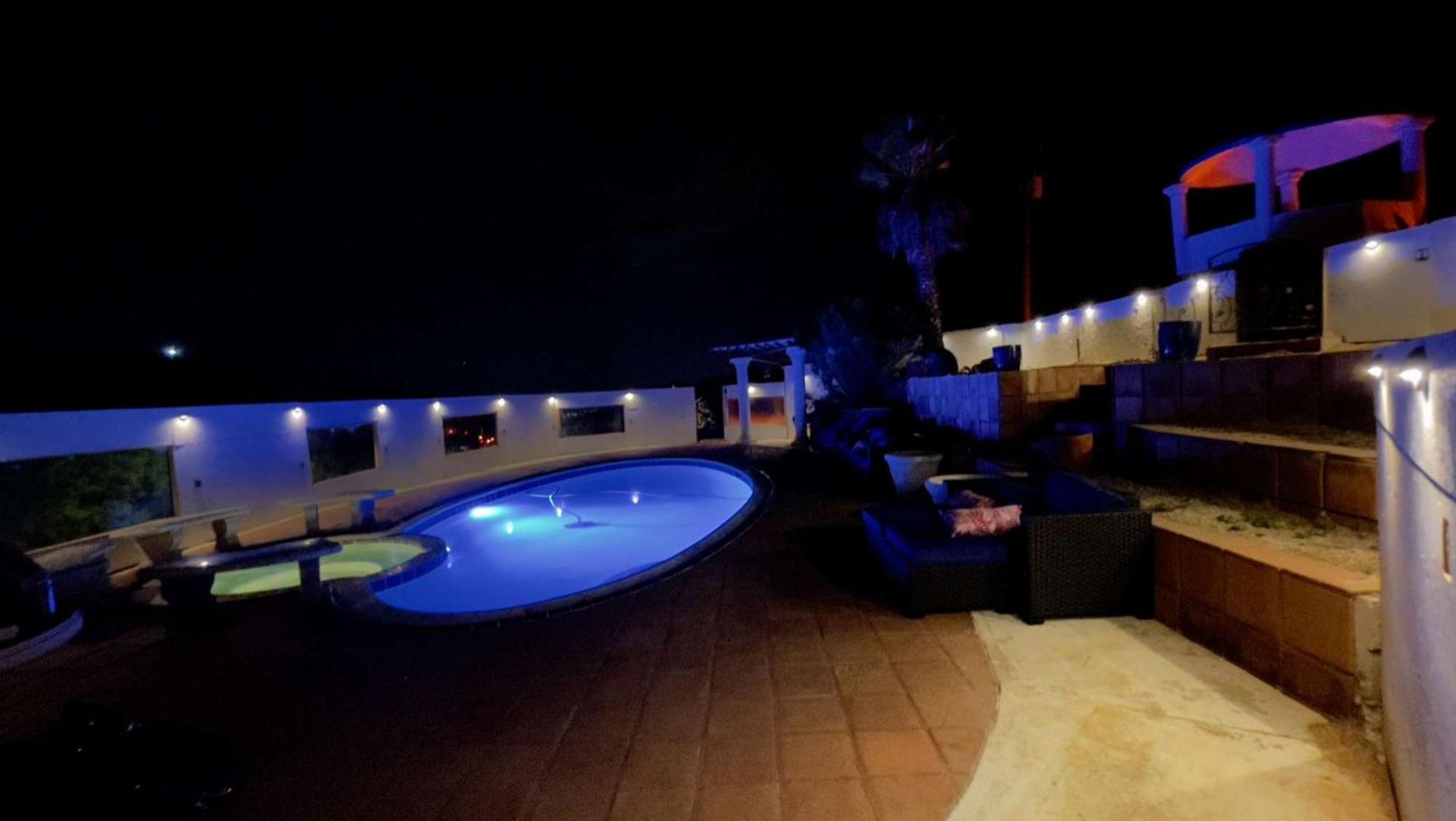 Private Home On 10 Acres - Heated Salt Pool & Jacuzzi, Mountain & City Views, Horseshoes, Basketball, Bbq, Golf Putting, Foosball, Croquet, Bose Stereo, White Cotton Bedding - Hilltop Hacienda, Pool Heat Optional Jamul Экстерьер фото